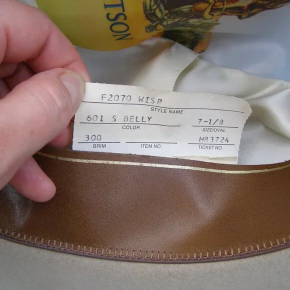 Vintage (new) men's STETSON cowboy hat